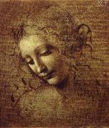 LEONARDO da Vinci la scapigliata Germany oil painting artist
